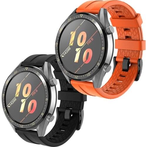 For huawei Watch GT 2 GT2 46mm Smart Watch Silicone Original Sport watch band Bracelet 22mm Watch Strap Honor Watch Magic 2