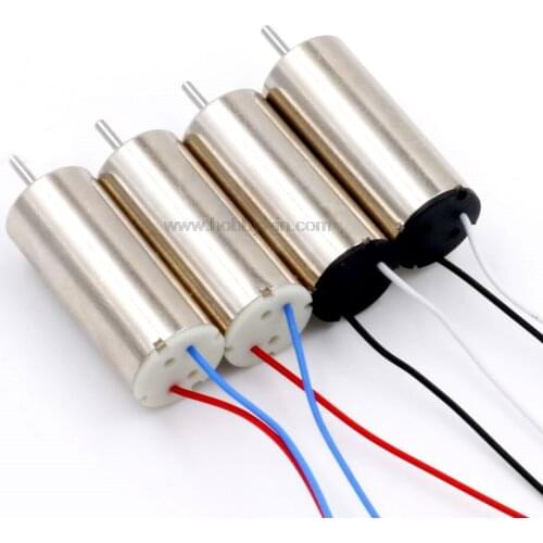 8520 Brush Motor 8.5x20mm 1S/3.7V coreless x4pcs for 80-130mm RC mini FPV drone