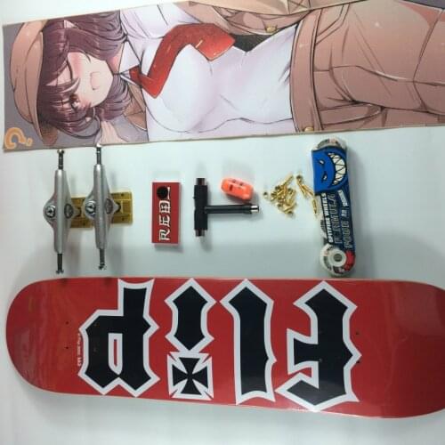 Skateboard Flip Pro Canadian Maple Skateboard Complete Set of Skateboards With All Accessories Deck Truck Wheels Graptable