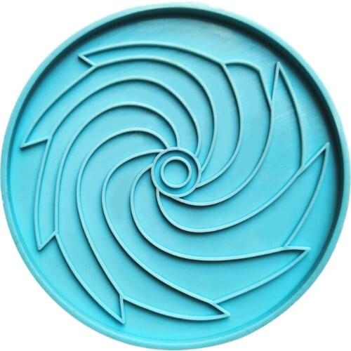 Tornado Coaster Epoxy Resin Mold Cup Mat Mug Pad Silicone Mould DIY Crafts Ornaments Home Decorations Casting Tool