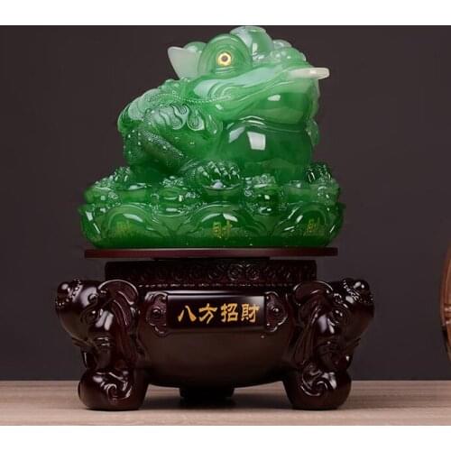 Toads toads display shop living room office desk gold cicada opening gifts sculpture decoration statues Home