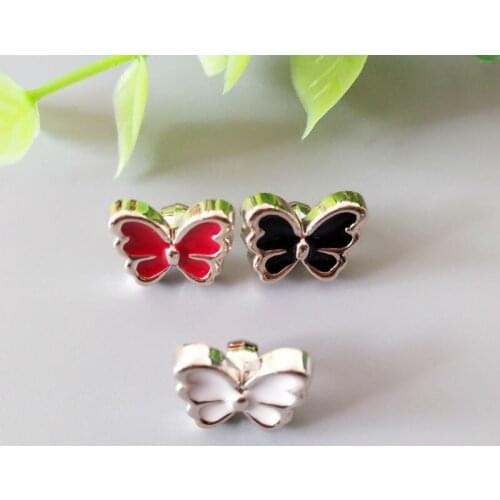 10pcs/lot One-Hole Butterfly Buttons Sewing-On Metal Button For Clothes Fashion Craft For DIY Decoration 11 *9mm High Quality