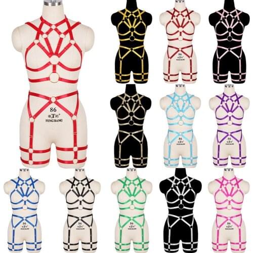 Cage Bra Sexy Lingerie Sets Womens Underwear Exotic Costume Harness Fashion Dress Dance Rave Accessories Punk Gothic Style