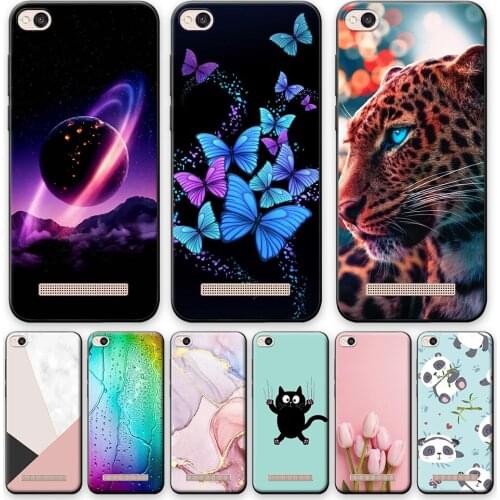 Case For Xiaomi Redmi 4A Case Silicone Animal Soft Tpu Phone Case For Redmi 4A Hongmi 4A 5 inch Protective Cartoon Cute Flower