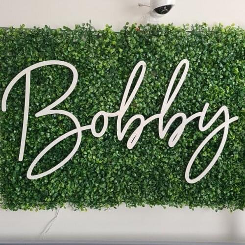 Custom Wood Name Wooden Name Sign Nursery Wall Decor Personalized Name Sign Rustic Wedding Party Baptism