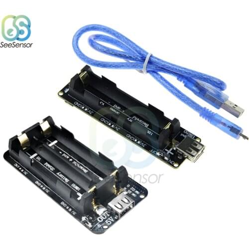 ESP32 ESP8266 For Wemos For Raspberry Pi 18650 Lithium Battery Charge Shield Mobile Power Board Module Micro USB Port Type-A