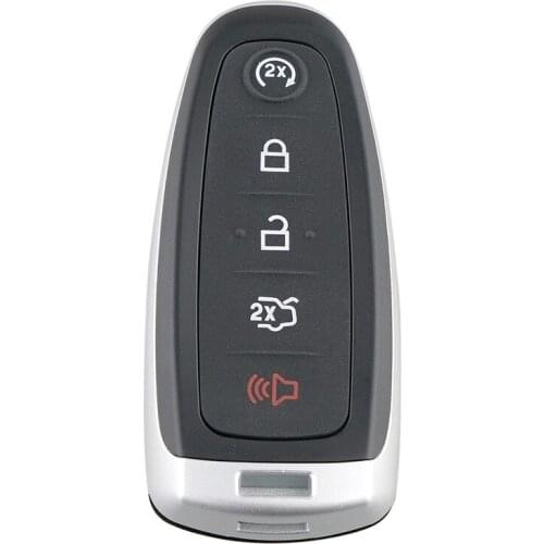Car Smart Remote Key 5 Button 43Hz Fit for Ford Focus Edge Escape Explorer Taurus Flex 2011-2016 BT4T-15K601-JC