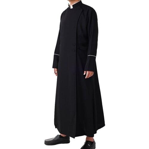 Orthodox Clergy Robe Roman Adult Man Priest Cassock Gown Church Clergyman Preacher Minister Ritual Vestments