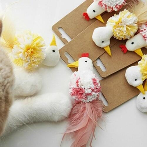 Colorful Feather Funny Playing Training Toys Cat Toys For Cats Kitten Puppy Pet Supplies