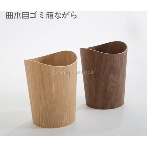 2019 New Japanese-Style Circular Creative Trash Can Shiatsu trash can kitchen and bathroom garbage cans in Living Room Bedroom