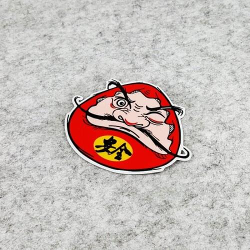 NO.S089 Japanese Cartoon Damour Safety Reflective Car Trunk Stickers Decal Motorcycle Fuel Tank Helmet Stickers