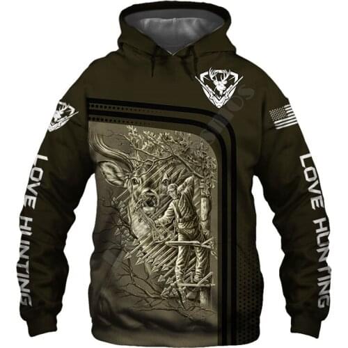 PLstar Cosmos 3D Printed Hoodies Love Hunting Harajuku Streetwear Women for Men Zipper Hoodies/Sweatshirt/Jacket