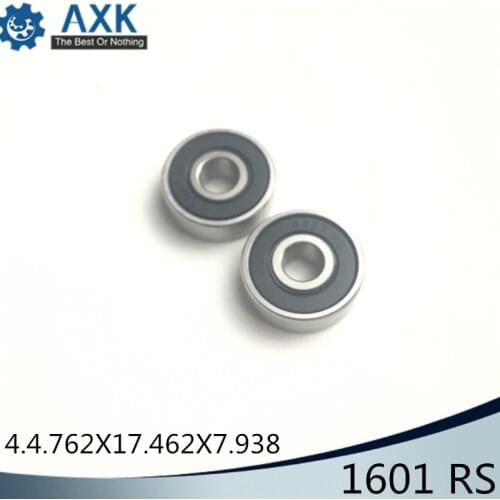 1601RS 1602RS 1603 RS 1604RS 1605RS Bearing 4.762x17.462x 7.938mm ABEC-1 (10PCS) Inch Ball Bearings 1601 RS RZ ZZ 2RS bearing