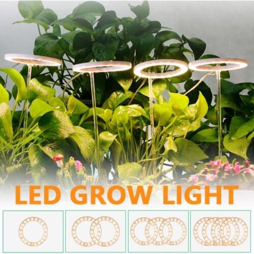 Angel Three Ring Grow Light DC5V USB Phytolamp For Plants Led Full Spectrum Lamp For Indoor Plant Seedlings Home Flower Succulet