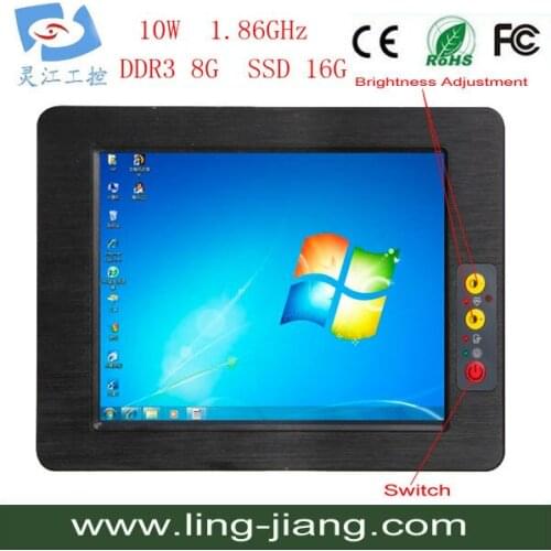 High Performence 5-wire, Analog Resistive Industrial Tablet PC With DDR3 PPC-170C