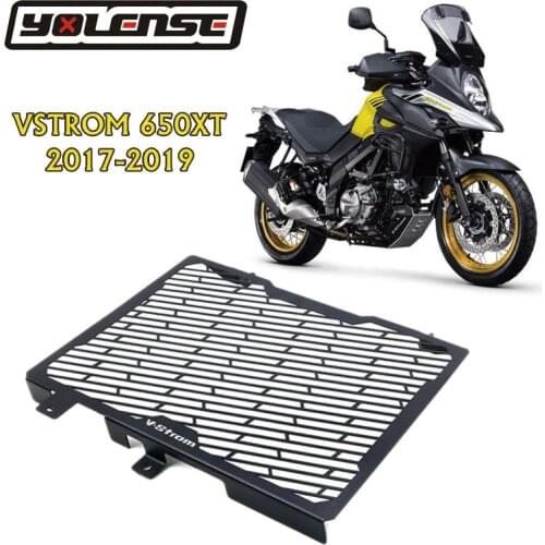 For SUZUKI Vstrom V-STROM 650XT 650 XT 2017 2018 2019 Motorcycle Radiator Grille Cover Guard Stainless Steel Protection