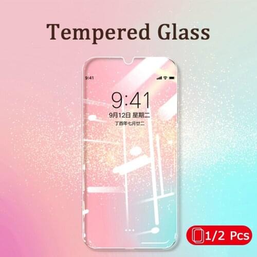 Auroras For Moto E6i Screen Protector Transparent Tempered Glass Film For Motorola E6i Full Cover Film