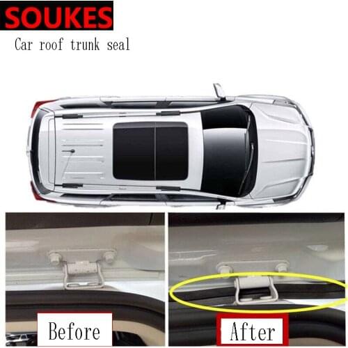 1.5m Car Rear Bumper Trunk Soundproof Trim Seal Strip For Ford ranger Mondeo Kuga Fiat Abarth Nissan Ashqai J11 J10 Juke Jeep