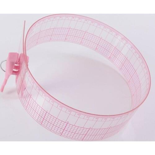 1pcs Sewing Tailor Accessories 60cm Shared Double Side Metric Straight Ruler Transparent