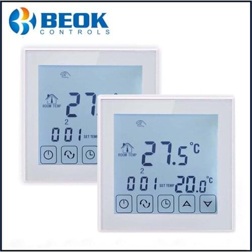 2pcs/Pack Thermostat Electrical Heating Thermostat Smart Home Temperature Control Device 220-240V Russian Shipping