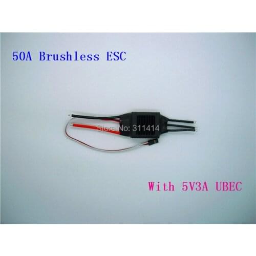 3pcs/lot RC Hobbies ESC 50A Come With 3A BEC 2-4S Brushless Motor Speed Controller Wholesale Promotion+ Free Shipping