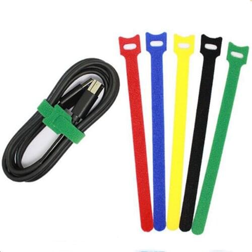 50Pcs Nylon Reusable Cable Ties Wire Fastening Organizer Cord Straps Management Cable Winder for PC Mouse Powder Line 12x200mm