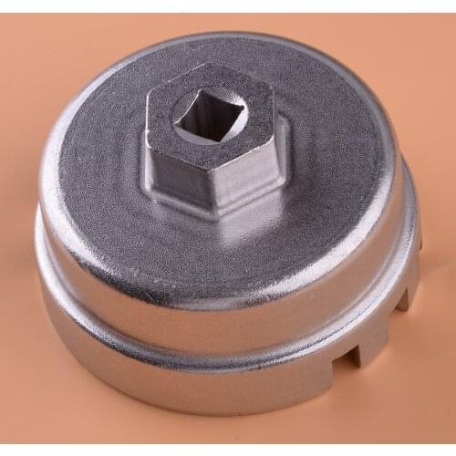 64.5mm Oil Filter Cup Socket Wrench Fit For Lexus ES300h ES350 GS200t GS300 GS350 GS450h Aluminium