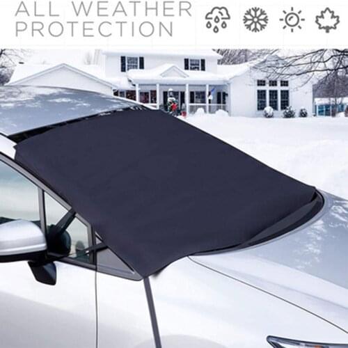 Automobile Magnetic Sunshade Cover Car Windshield Snow Sun Shade Waterproof Protector Cover Car Front Windscreen Cover