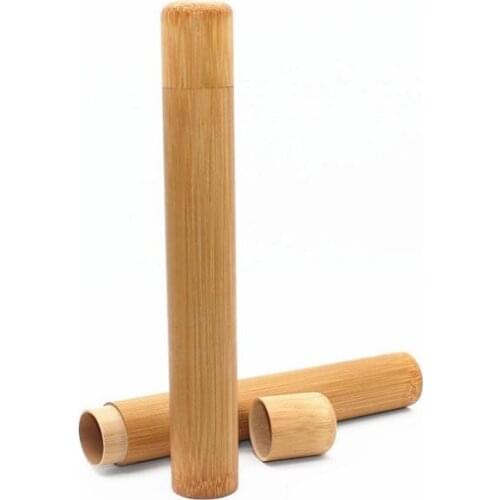 100 Pieces Hand Made Bamboo Toothbrush Tube New Toothbrush Packing SN1914