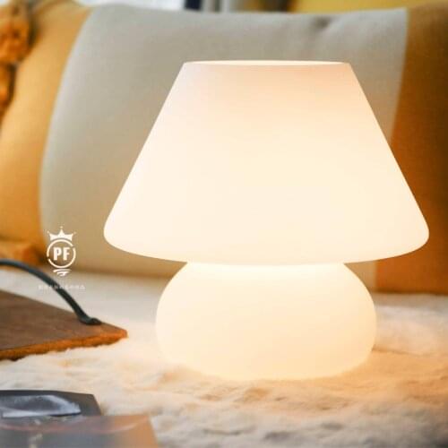 White table lamp glass table light cute table lamp small table light lovely table light for kids christmas gift lamp