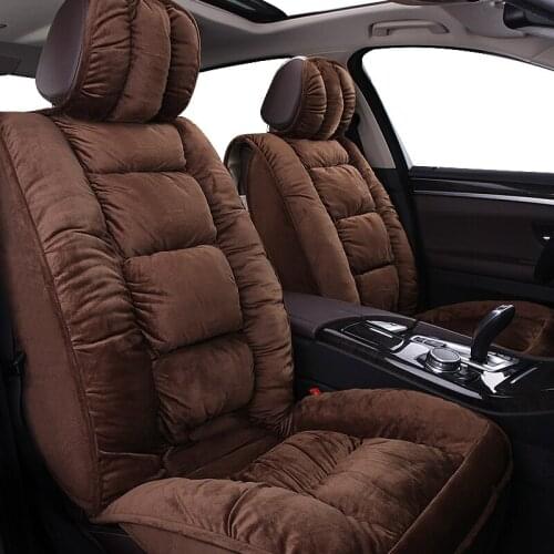 Sheepskin fur Car Seat Covers Universal Size for Citroen all models c4 c5 c3 C6 Elysee Xsara C-Quatre Picasso auto styling