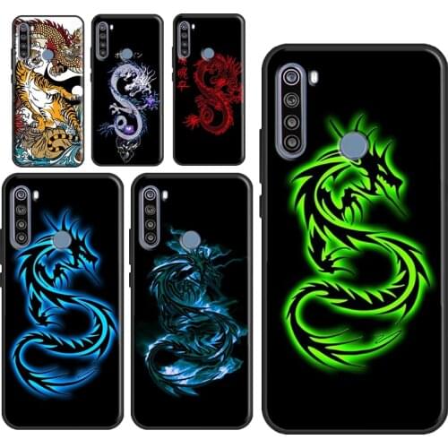 Ancient Japanese Dragon Case For Xiaomi Redmi Note 10 9 Pro Case For Redmi Note 8 7 Pro 8T 9S 9A 9C 9T Cover Funda