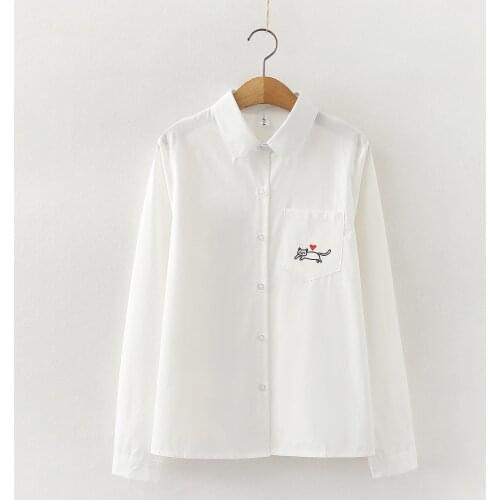 Women New Chic Harajuku Blouses and Tops Sailor Collar Candy Color Casaul Blouse and Tops Long Sleeve Poncho Blouse Shirts