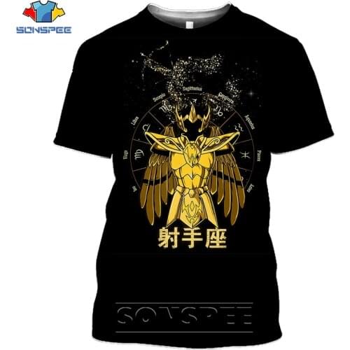 2020 New Cool Logo T shirt Men Women Anime Saint Seiya 3D Printed t-shirts Short Sleeve Harajuku Style tshirt Streetwear Top Tee