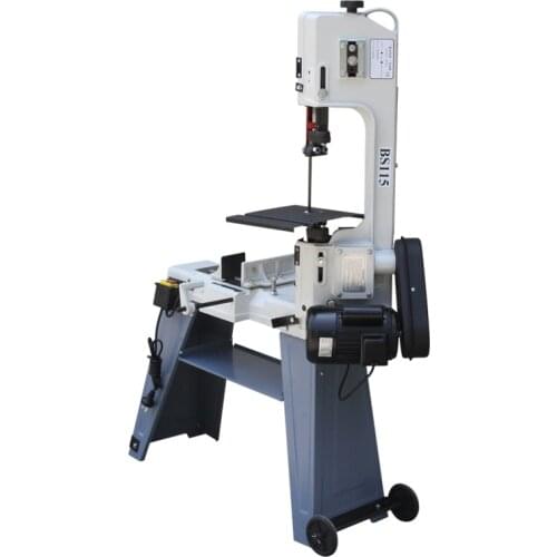 BS115 Horizontal Metal Band Cutting Saw Desktop Steel Pipe Timber Vertical Stainless Steel Pipe Cutting Saw Machine 220V