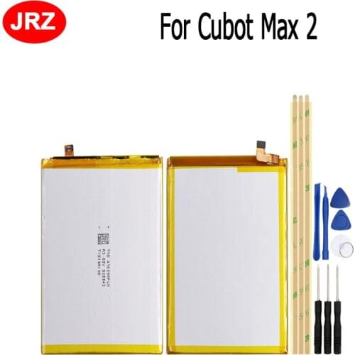 JRZ For Cubot Max 2 Battery 5000mAh High Quality Mobile Phone Replacement Backup Batteria For Cubot Max 2 with Free Tools Set