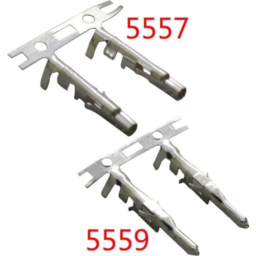 100pcs/Lot 4.2mm 5557 & 5559 Series Male & Female Terminal Pins for PC ATX/PCI-E/EPS Power Supply Cable