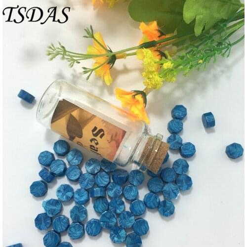 Creative Vintage DIY Wedding Envelope Blue Color Sealing Wax in Bulk Granule Wax Seal Stamp Particles