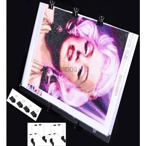 Round Diamond Painting Accessories A3/A4/A5 Led Light Pad Board for Diamond Art Painting Tools A3/A4/A5 Led Lamp USB Powered