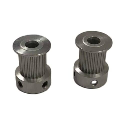 LETOP 24 Teeth Inner Diameter Width 6.35mm Aluminum Pitch Timing Gear Pully