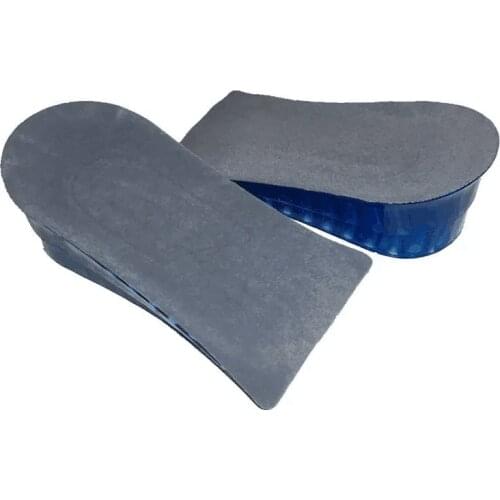 Silica invisible inner heightening Increased Falt foot High heel Arch Support Gel insoles pads Insert Cushion 1pair=2pcs bj633