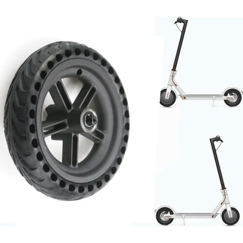Original Wheel and TireIntegrated for Xiaomi Electric Scooter M365 Pro/5 hole Wheel with Honeycomb Solid Tyre Replacement Parts