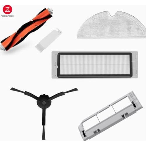 Original Roborock S50 s51 s55 s5 s6 Vacuum Cleaner Accessories Robot Vacuum Cleaner Parts HEPA Filter Mop Cloths Main Brus