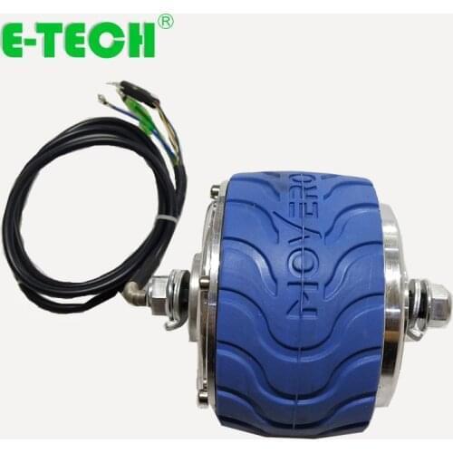 Programmable with encoder inside 4 inch DC brushless robot motor wheel