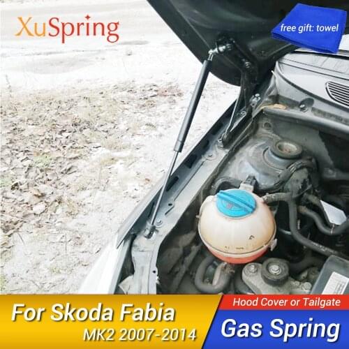 For 2007 2008 2009 2010 2011 2012 2013 2014 Skoda Fabia Roomster MK2 Car Bonnet Hood Support Lift Spring Bracket Strut Bar Rod