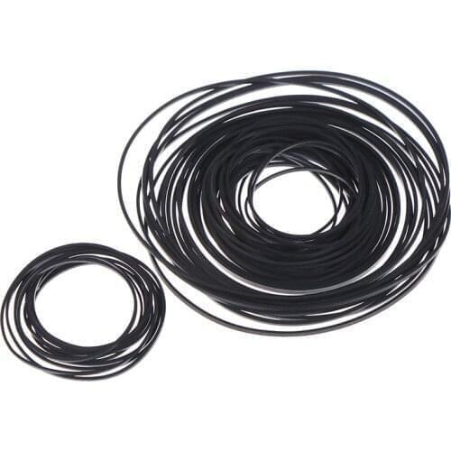 26-120mm Mix Cassette Tape Machine Belt New Assorted Common Belt for Recorders Walkman DVD Drive