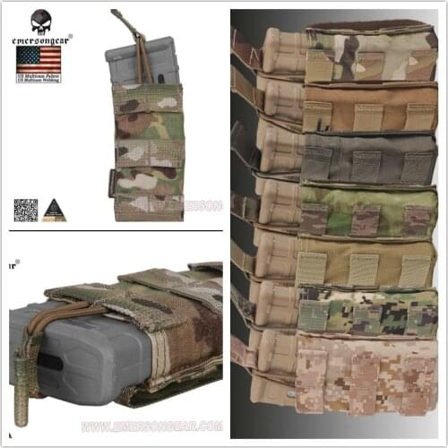 Airsoft Hunting Modular Open Top Single MAG Pouch Emerson Tactical Molle military combat gear EM6353
