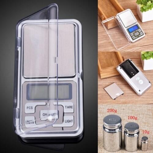 Pocket Digital Jewelry Scale Weight Balance Electronic Scale Small size New Kitchen Scales 10-200g Weight