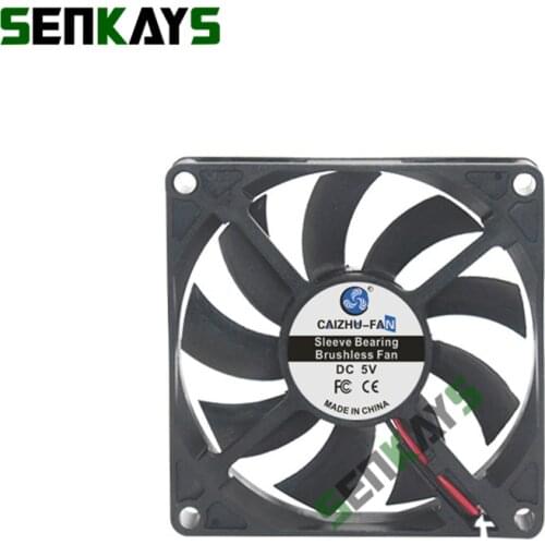 8015 80MM 80*80*15MM DC 5V 12V 24V Ultra-thin USB Cooling Fan Comptuter CPU Cooling Fan Laptop Cooling Fan 2pin