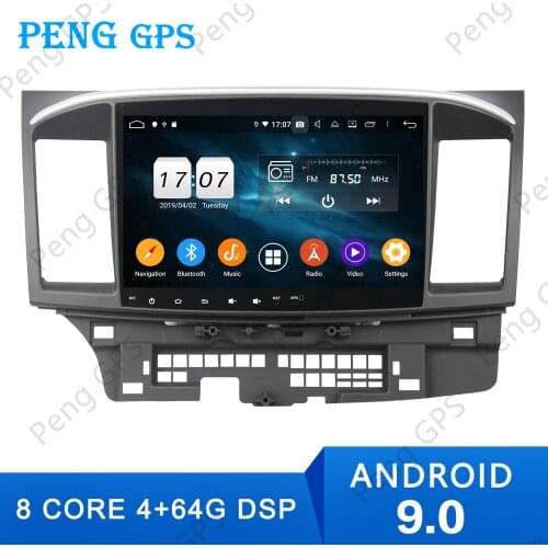 Car Radio Screen for MITSUBISHI LANCER 2015 GPS Navigation Recorder Headunit Multimedia Player Android 9 DSP 4+64G